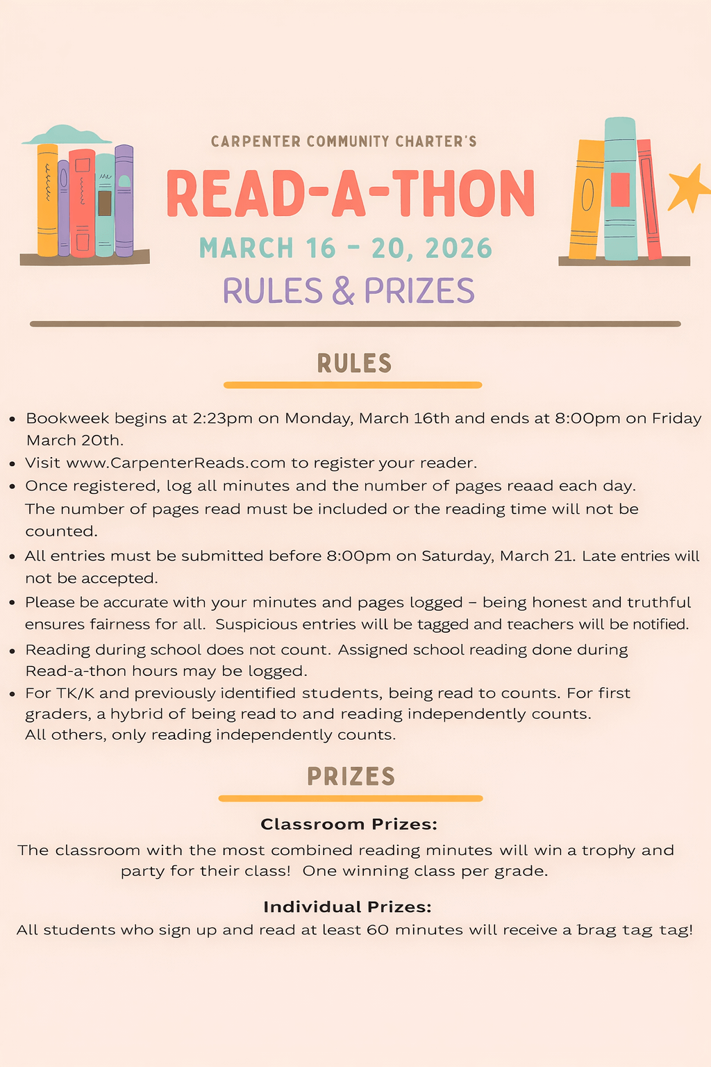 Rules and awards 2026